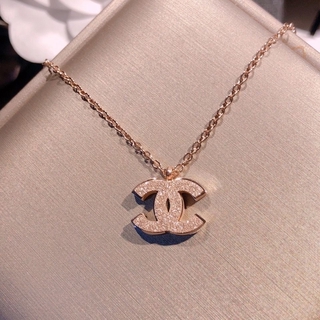 Chanel necklace hot sale logo price