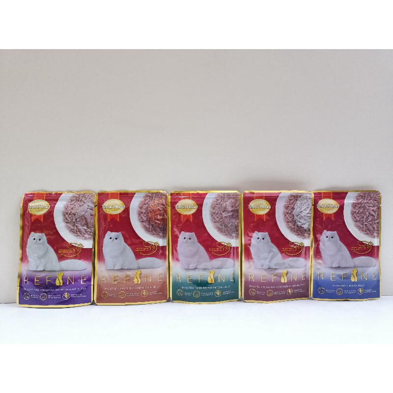 SmartHeart Refine Cat Wet Food Pouch 70g / Smart Heart Pouch | Shopee ...