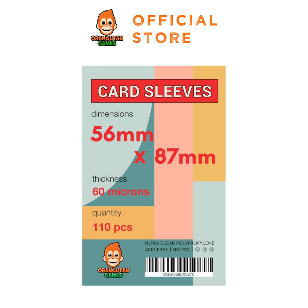 cigarette card plastic sleeves Sleeve Kings | Standard USA Card Sleeves (Size 56 x 87 mm) main image 1