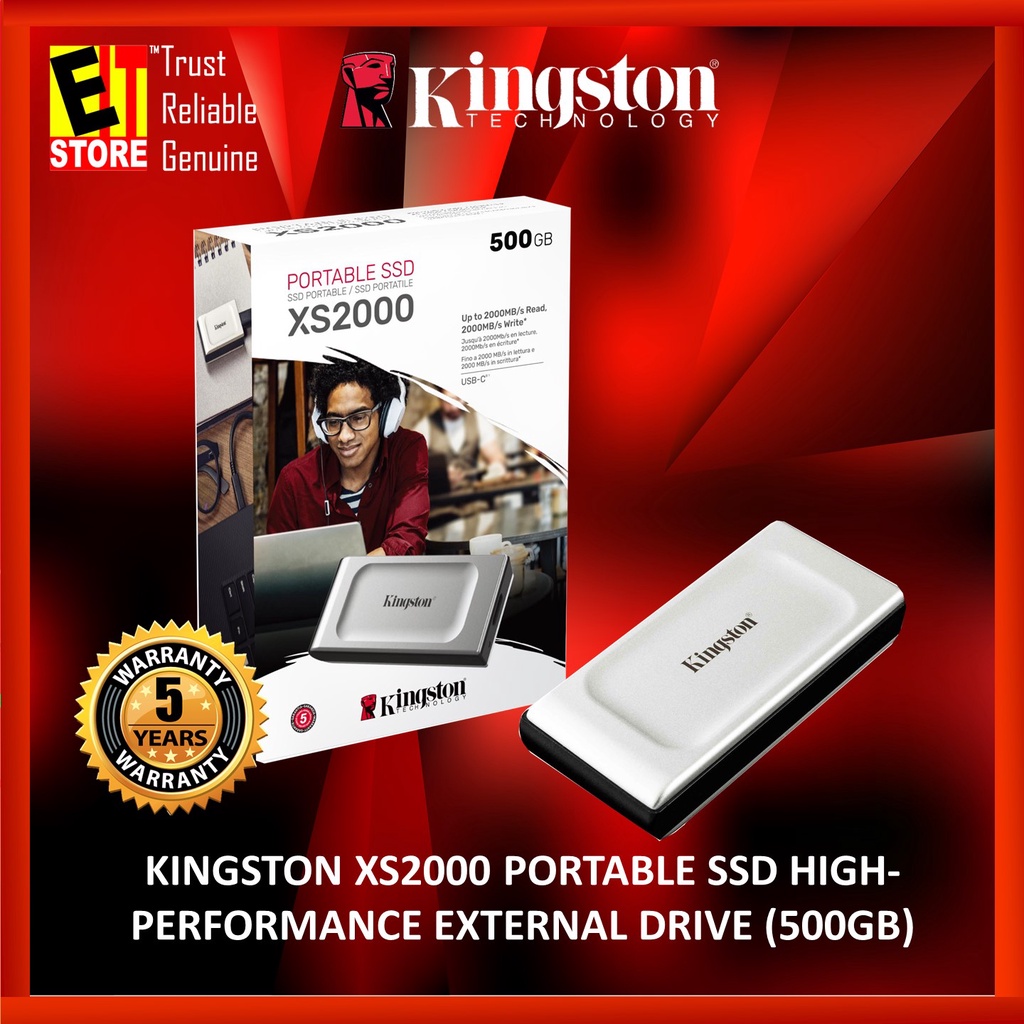 SSD externe XS2000 - 500 Go - 4 To - Kingston Technology