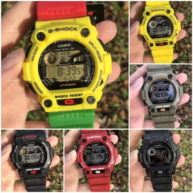 Buy1FREE1_ GSHOCK MAT SPORT MOTOR G7900 / G-7900 JAM TANGAN SPORT ...