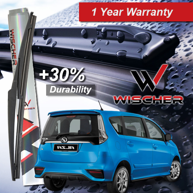 (Rear) Perodua Alza 2014 Original Wischer Nano-BOND Rear Back Wiper ...