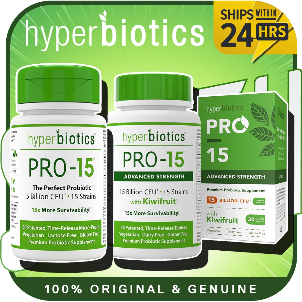 Hyperbiotics Pro 15 Probiotic Pro 15 Advanced Probiotic Supplement