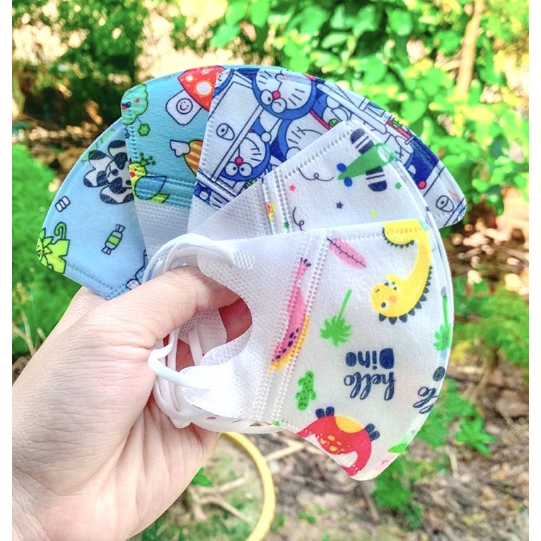 Bag of 10 3d children's masks for children from birth to 12 years old ...