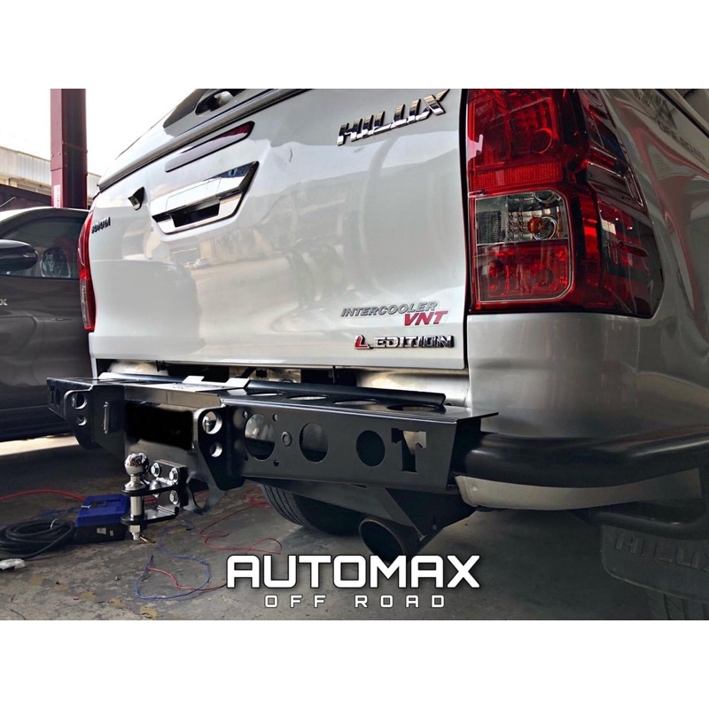FREE PINTLE HOOK EAGLE 4X4 REAR BULL BAR E30 For triton d max Revo ...