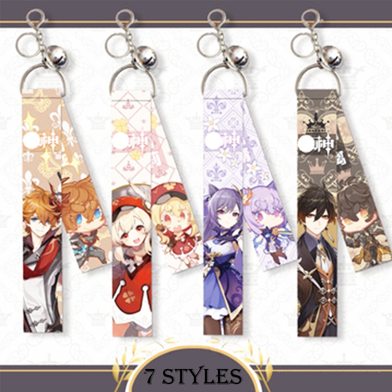 Game Genshin Impact Streamer Pendant Keychain Cosplay Mengpa Mondstadt ...