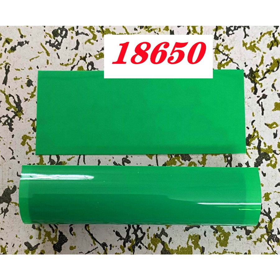 100PCS 72*30mm Liion 18650 Battery Wrap PVC Heat Shrink Tubing Precut