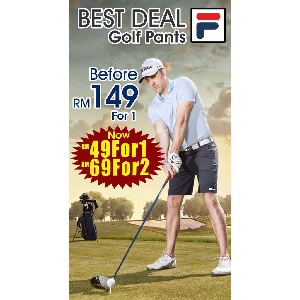 Fila sport golf clearance pants