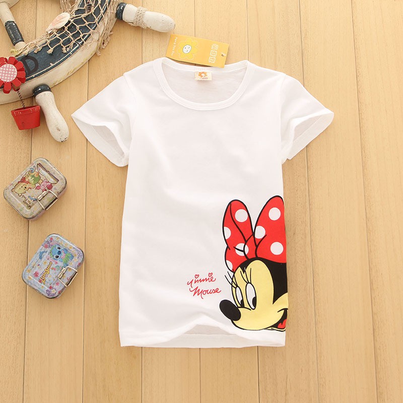 Tailu girls kids t shirts girl cute Mickey mouse Minnie mouse donald duck t shirt Shopee Malaysia