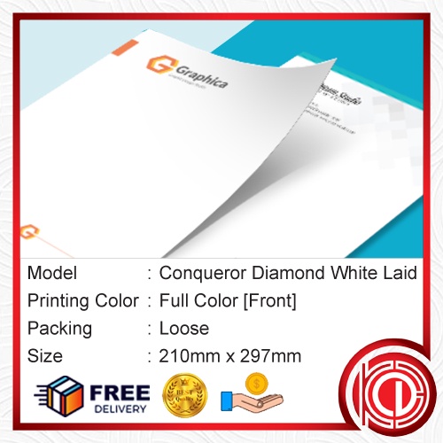 [KODE] Corporate Kertas Surat Letterhead Kertas Sijil A4 Certificate