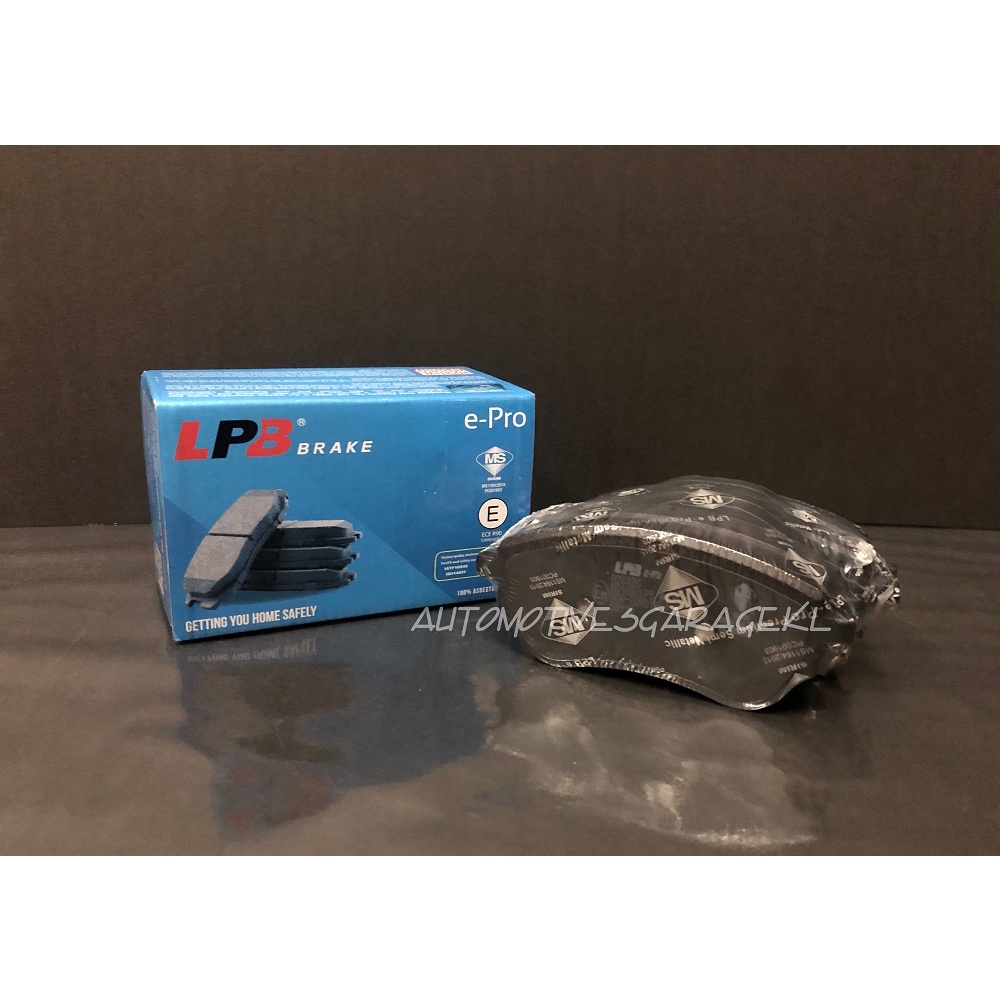 LPB EPRO BRAKE PADS FRONT A26420 PROTON IRIZ / SAGA VVT