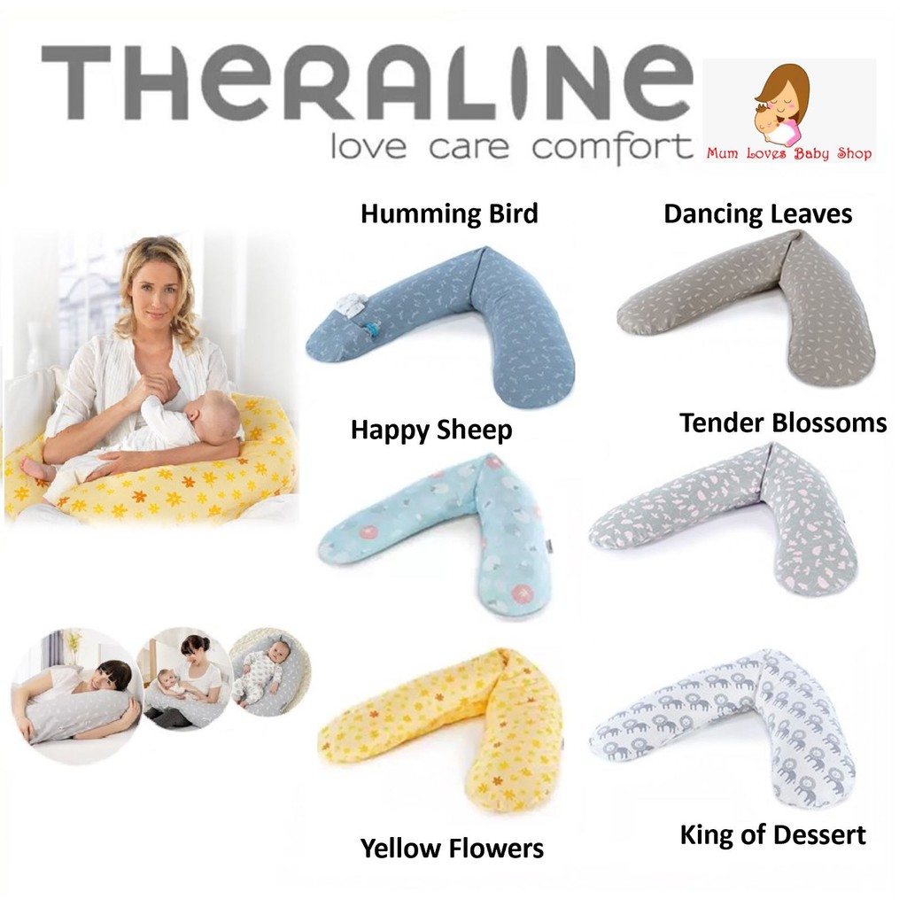 Theraline Comfort Maternity Nursing Pillow with Cover/Cover Only