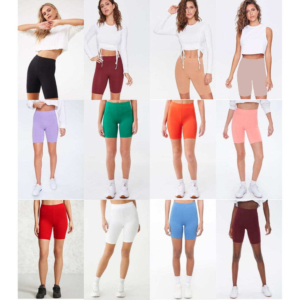 Biker best sale shorts f21