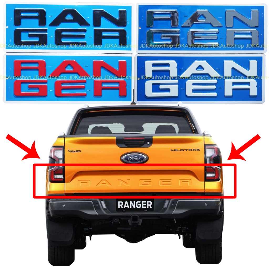 Ford Ranger Nexgen New Next Gen 2022 Wildtrak 2022 Big Logo Embossed ...