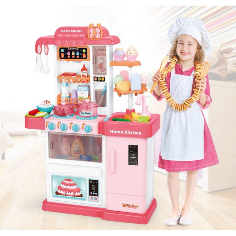 🎉Ready stock 🎉Pink Kitchen Little Chef Kitchen Set | Shopee Malaysia