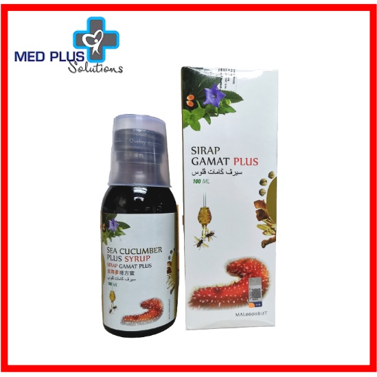 DYNA Sea Cucumber Plus Syrup / Sirap Gamat Plus 100ml (Exp4/2025