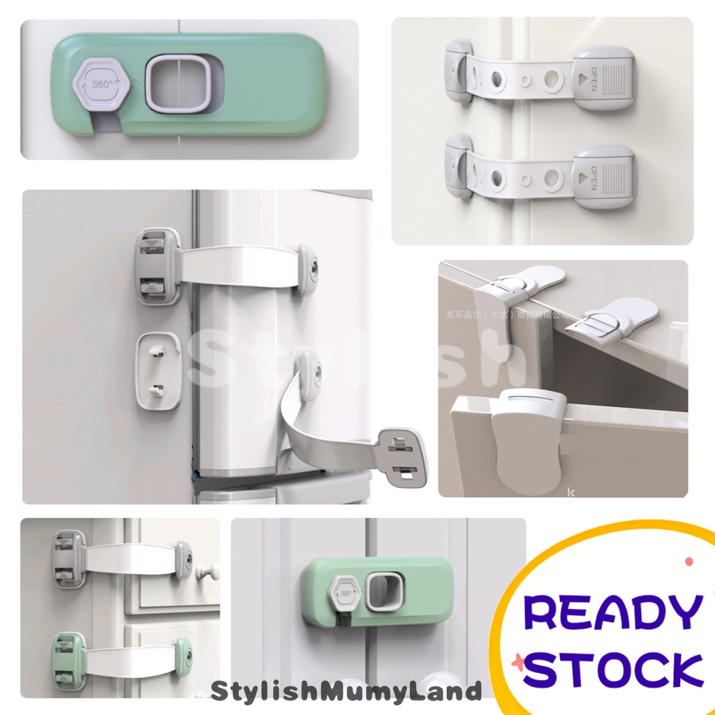 【Stylish】Child Safety Lock for Door Drawer Cabinet Protection No Open ...