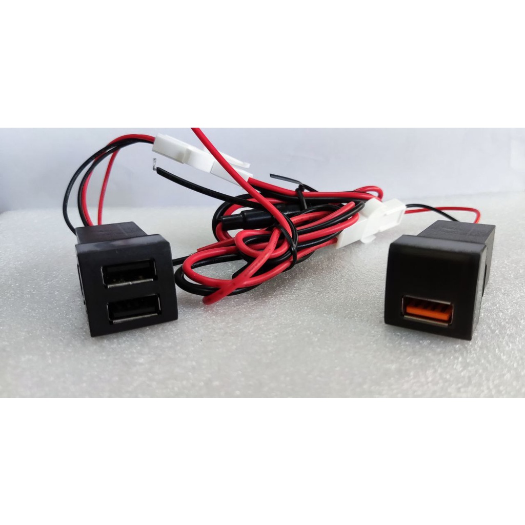 Toyota USB Charger [Dual Port / Voltage Reader] Shopee Malaysia