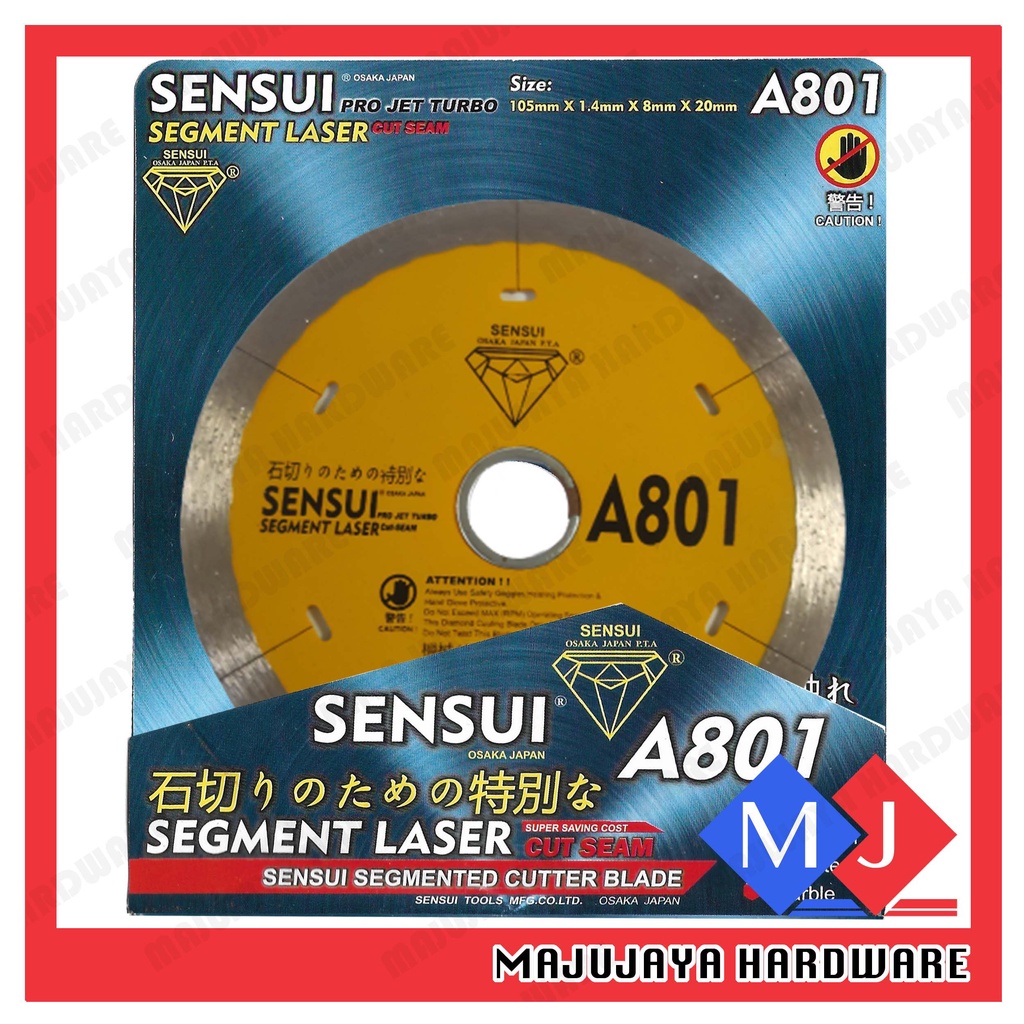 SENSUI A801 Segment Laser Cut Seam Diamond Cutting Disc Blade 4