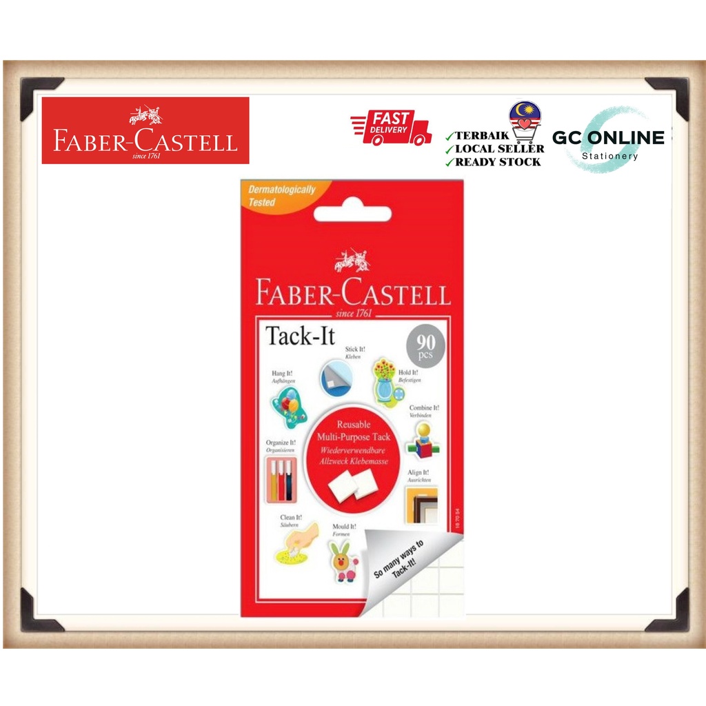 Faber Castell Tack It 30G 42pcs 50G 90pcs 75G 120pcs Glue Tag