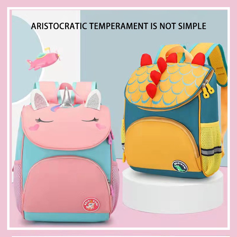 3D Dinosaur Backpack For Boys Girls Children waterproof backpacks kids  kindergar