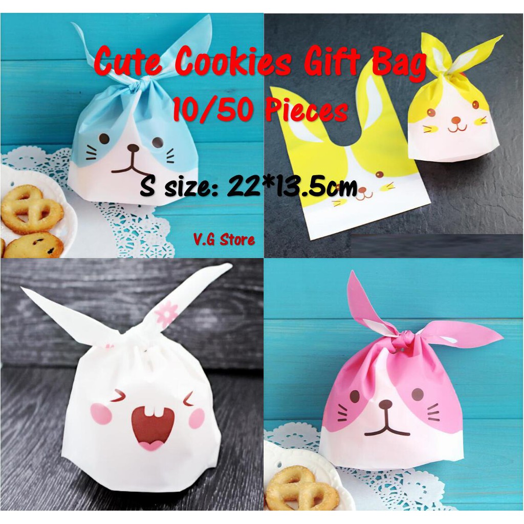 10/50 PIECES OF GOODIES BAG FOOD PACKAGING COOKIES CANDIES PARTY/ 50 ...
