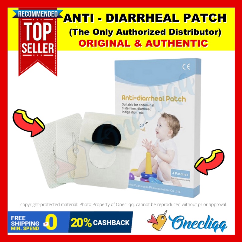 ORGANIC HERBAL ANTI DIARRHEAL PATCH (4 PATCHES PER BOX) Anti Diarrhea Shopee Malaysia