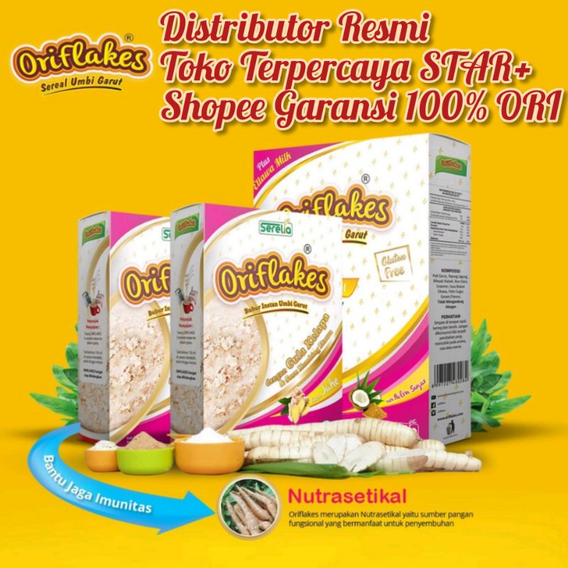 Oriflakes Gastro Arrowroot Tuber Cereal With Ettawa Milk 900Gr Cereal