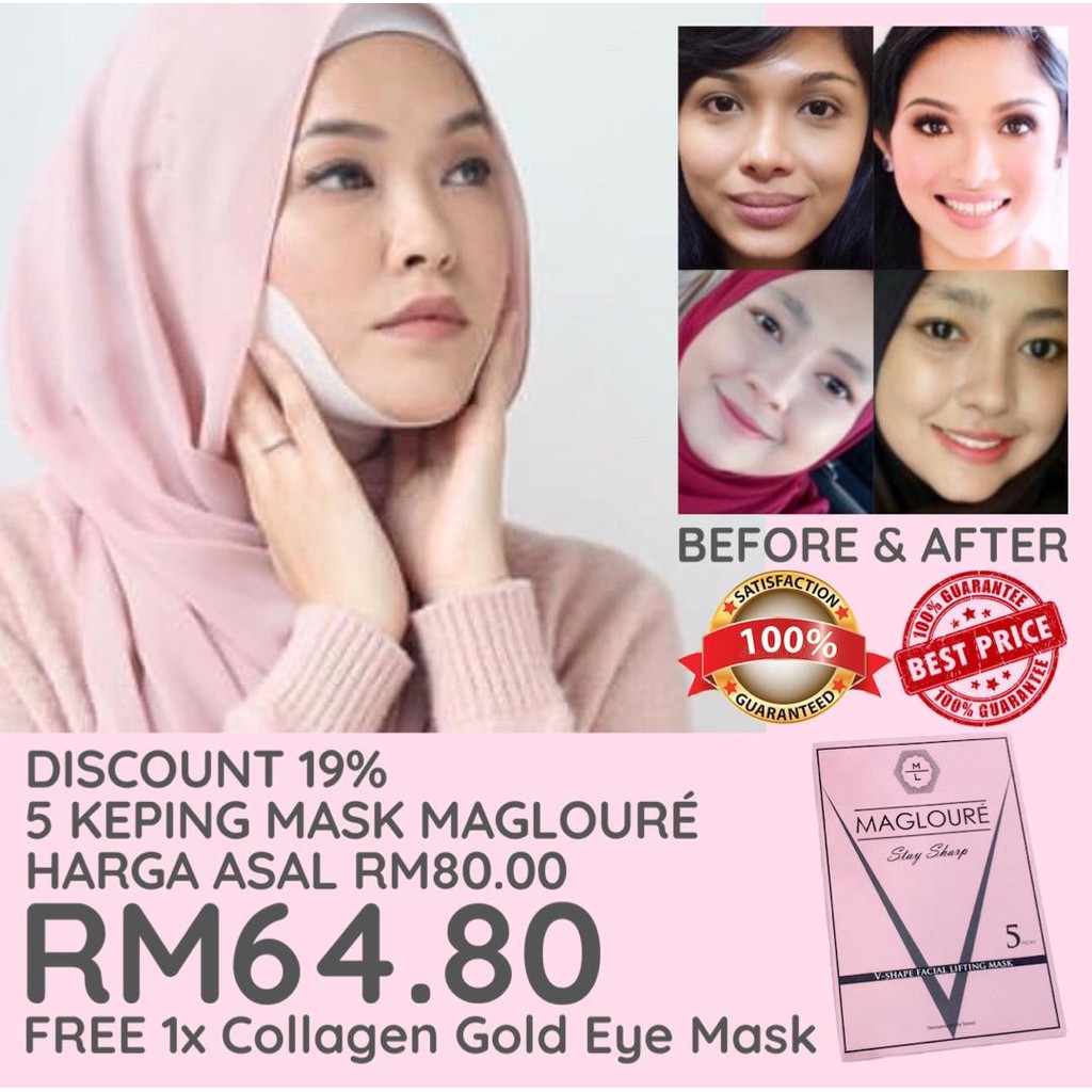 Magloure VShape Facial Lifting Mask, KKM Approved, Ready Stock, Fast