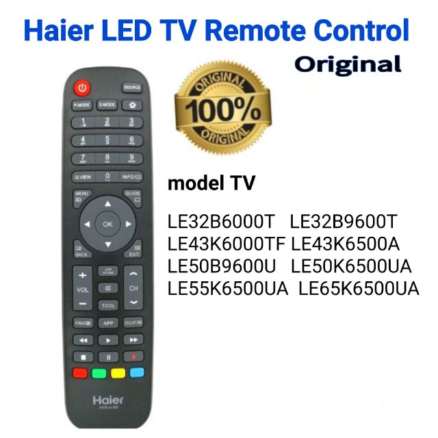Haier LED TV Remote Control(Original) | Shopee Malaysia
