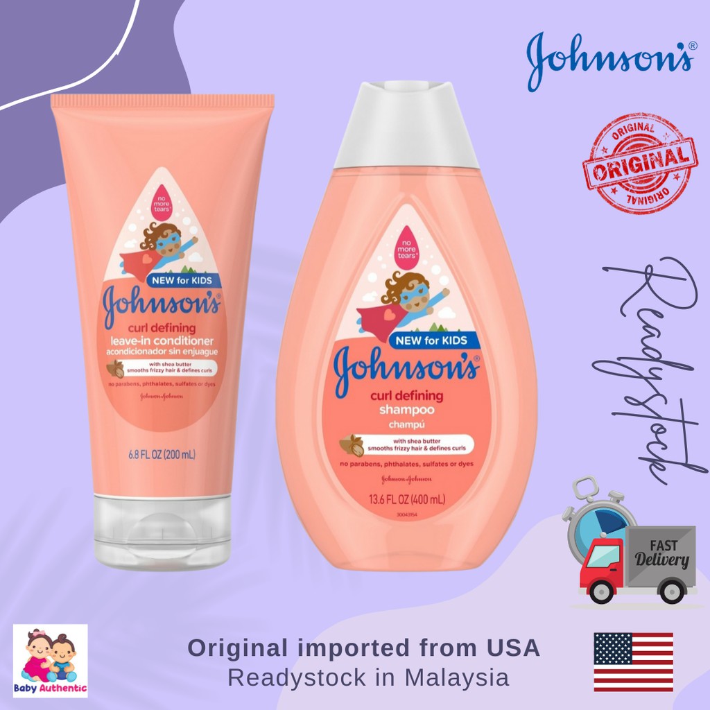 Johnson's curl defining shampoo and sale conditioner