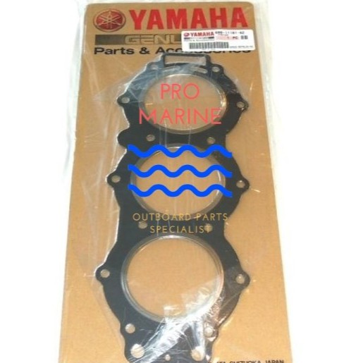 ORIGINAL YAMAHA 75HP/85HP OUTBOARD 2 STROKE HEAD GASKET P/N 68811181A2 (MADE IN JAPAN