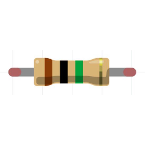 Perintang / Resistor 0.25W 5% (1M) 1M Ohm - [10pcs]
