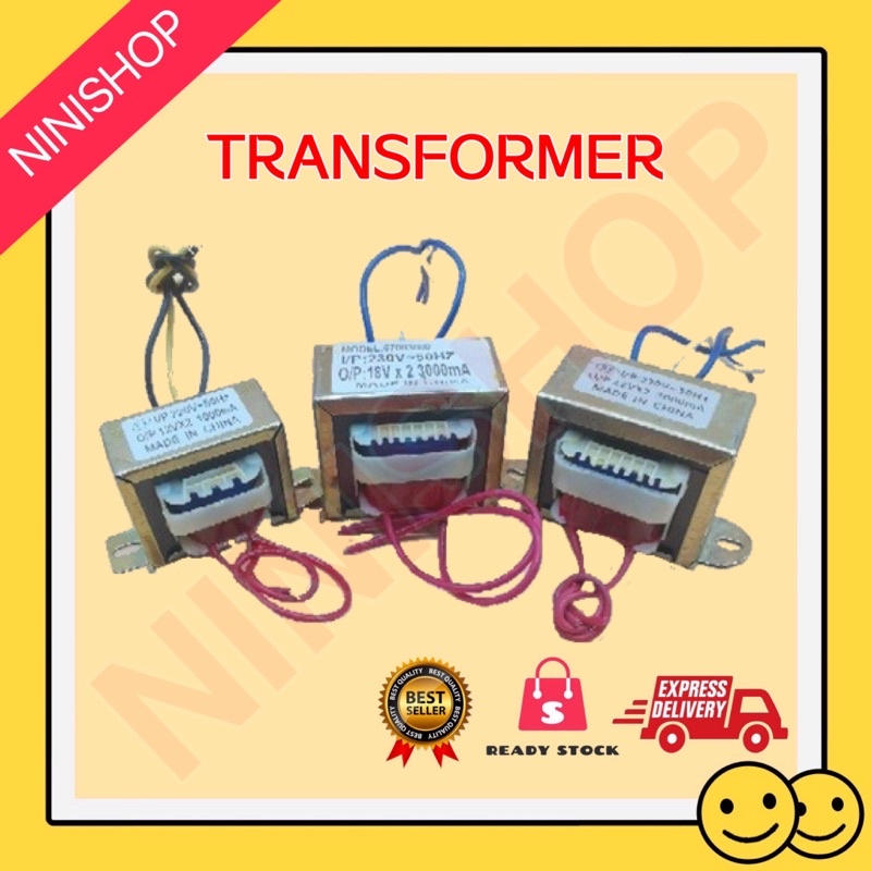 Transformer In 240v Out 24v 18v 12v 9v 6v 500ma 1000ma 3000ma 1a 3a 5a