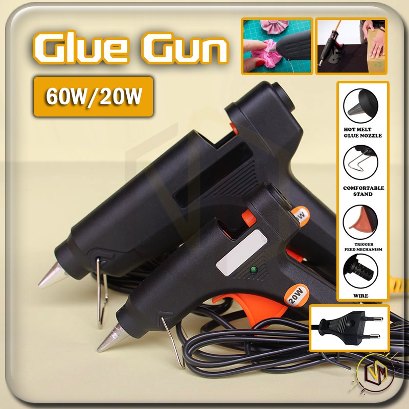 20/60W Hot Melt Glue Gun Mini Household Industrial Guns Pistol