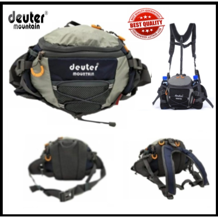 TOP QUALITY 3 in 1 Pouch Bag DEUTER MOUNTAIN Backpack Waist Handcarry Shopee Malaysia