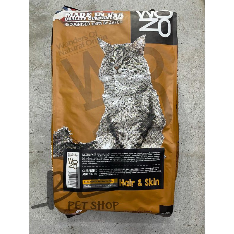 WONO Cat Food Hair & Skin / Makanan Kucing Wono 10kg Shopee Malaysia