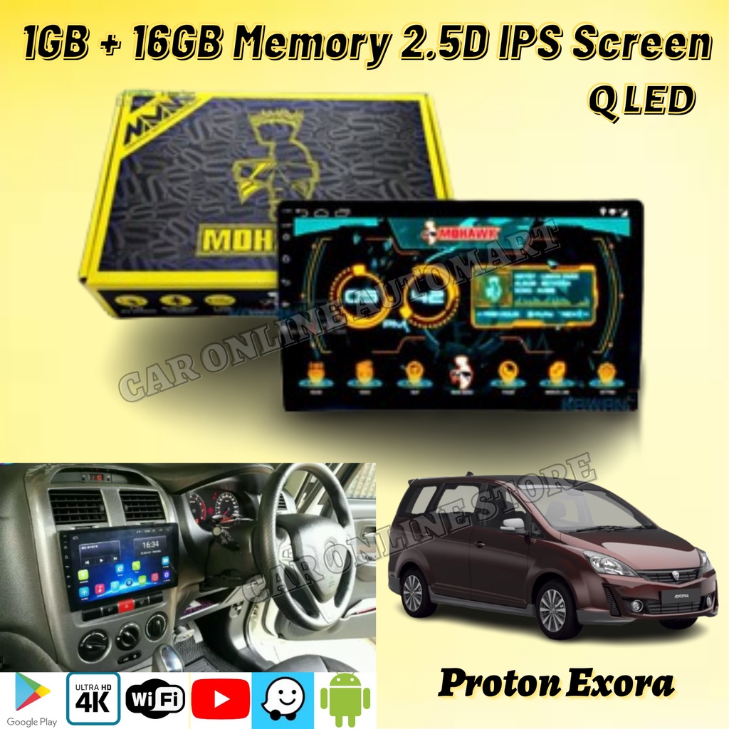 PROTON EXORA ~ MOHAWK RK3326 MS SERIES Q-LED 4K ANDROID PLAYER WITH ...