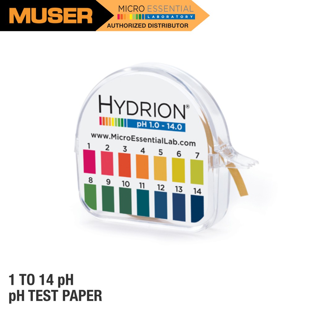 Micro Essential Hydrion 94 S/R Dispenser pH Test Paper 1 to 14 pH (Exp ...