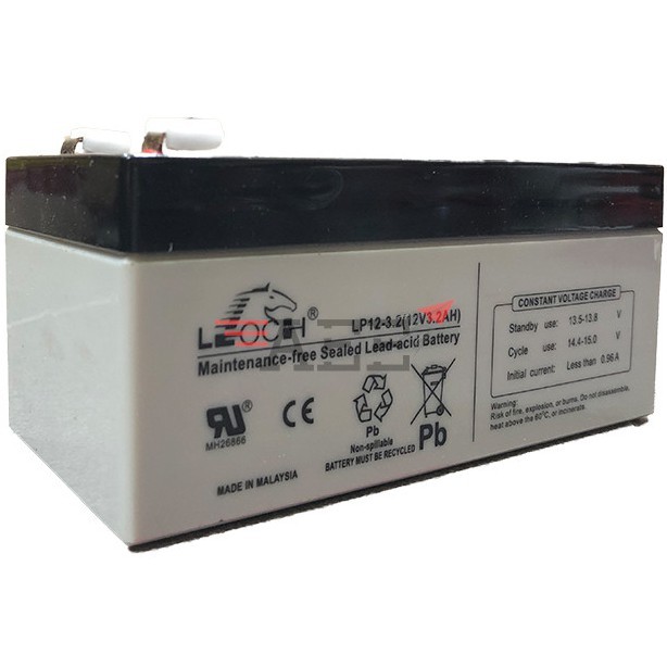 LEOCH 12V Series 3.2Ah Sealed Lead Acid Battery | Shopee Malaysia