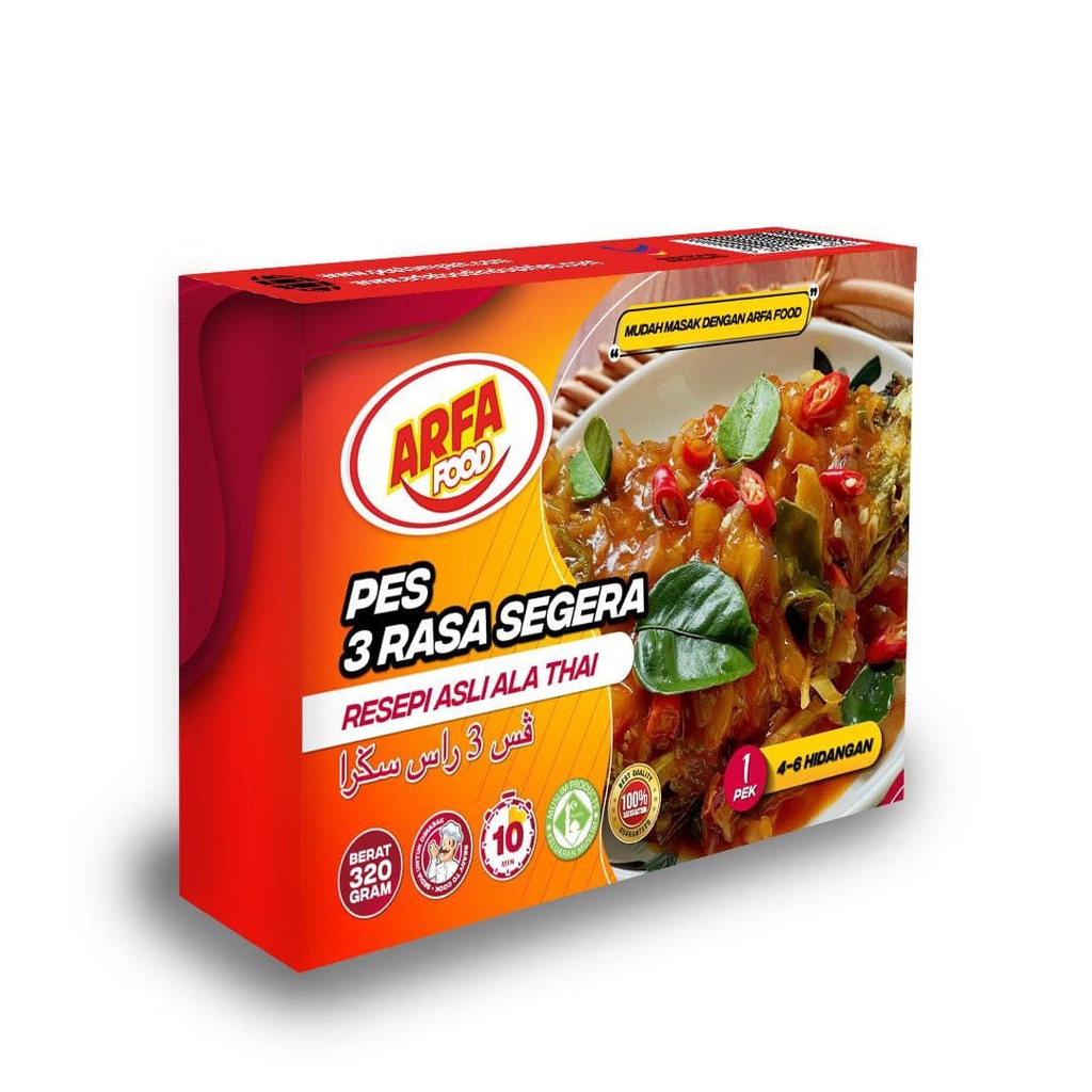 (BELI 1 PERCUMA 1 ) Tiga Rasa Asli Segera Produk Muslim isian 320g ...