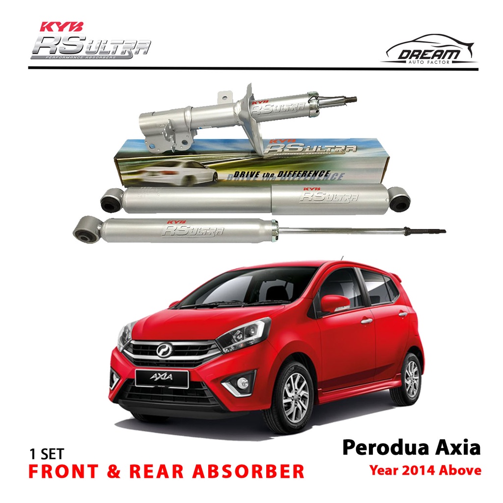 Perodua Axia Kayaba KYB RS Ultra Front And Rear Absorber Set 332HD20 ...