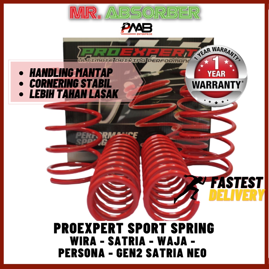 Spring Sport ProExpert Wira Satria Waja Persona Gen2 Satria Neo 1.3 1.5 ...