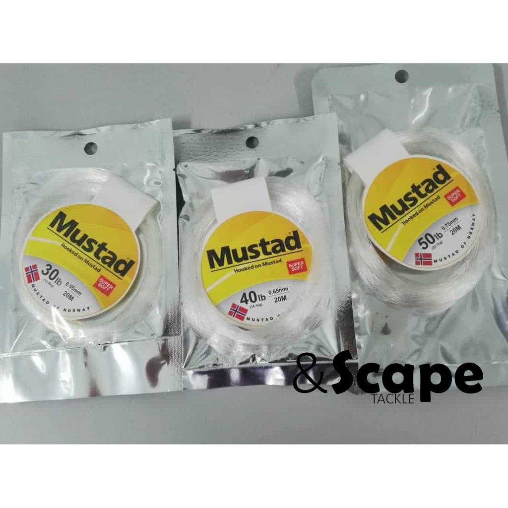 Mustad Soft Leader Line (20Meter) | Shopee Malaysia