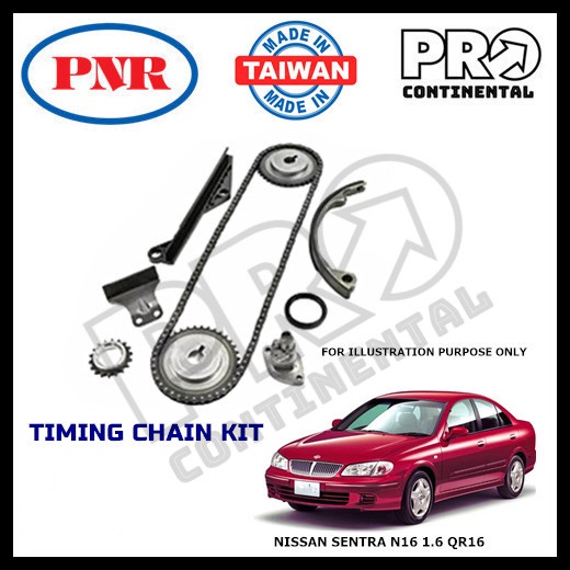 PNR NISSAN SENTRA 1.6 N16 QR16 20002012 TIMING CHAIN KIT SET Shopee