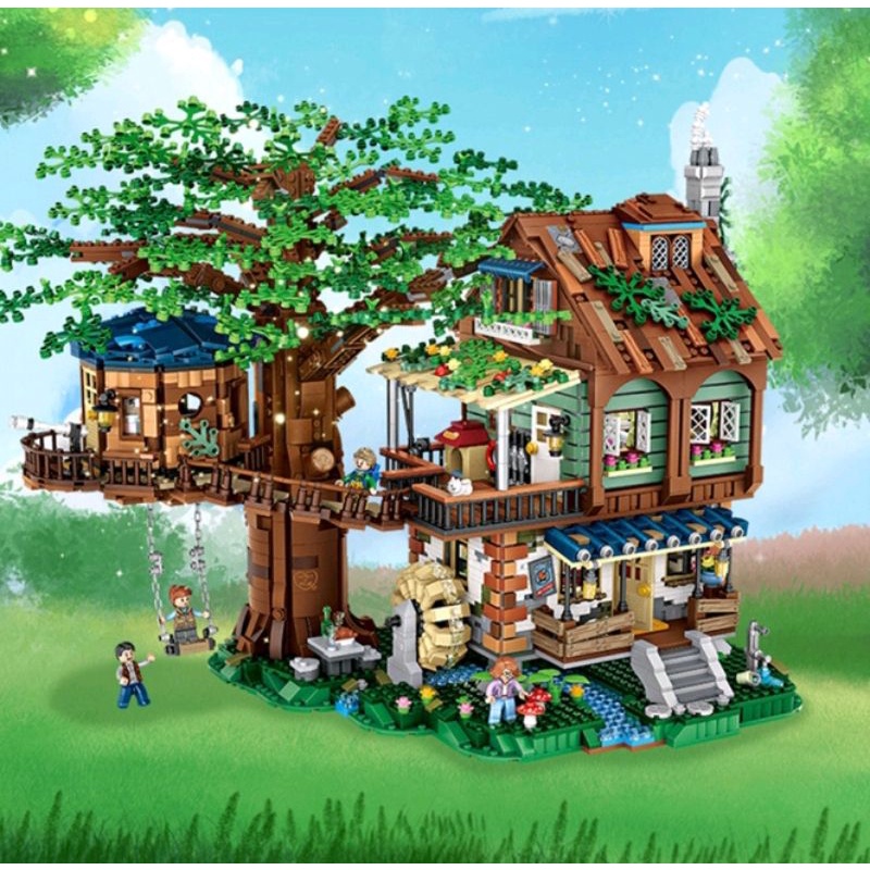 1033/1035 THE TREE HOUSE CREATIVE ARCHITECTURE NANO BUILDING BLOCKS ...