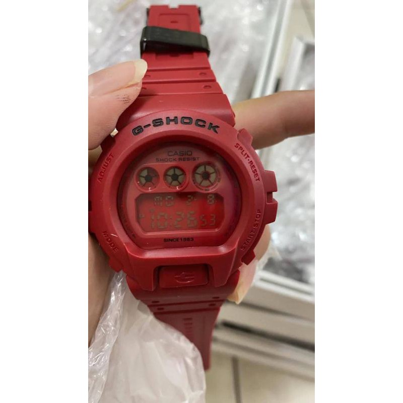 G shock dw6900 red hot sale out