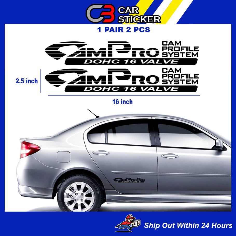 Proton Campro Car Sticker / 1pair 2pcs / cs641 | Shopee Malaysia