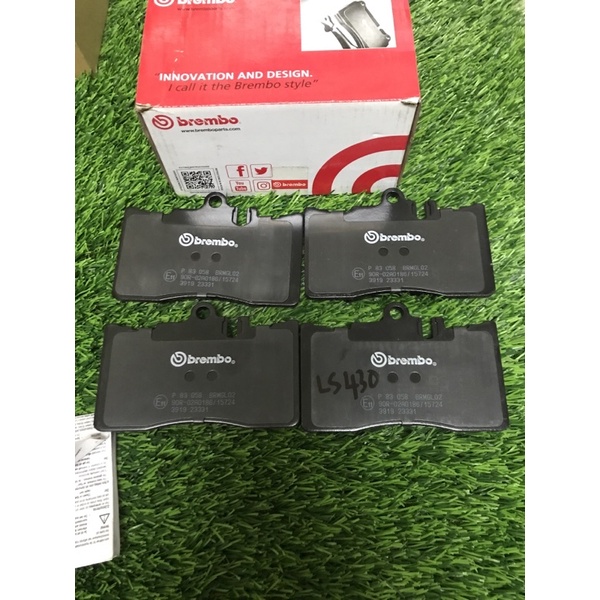 LEXUS LS430 FRONT BRAKE PAD 4POT (BREMBO) Shopee Malaysia