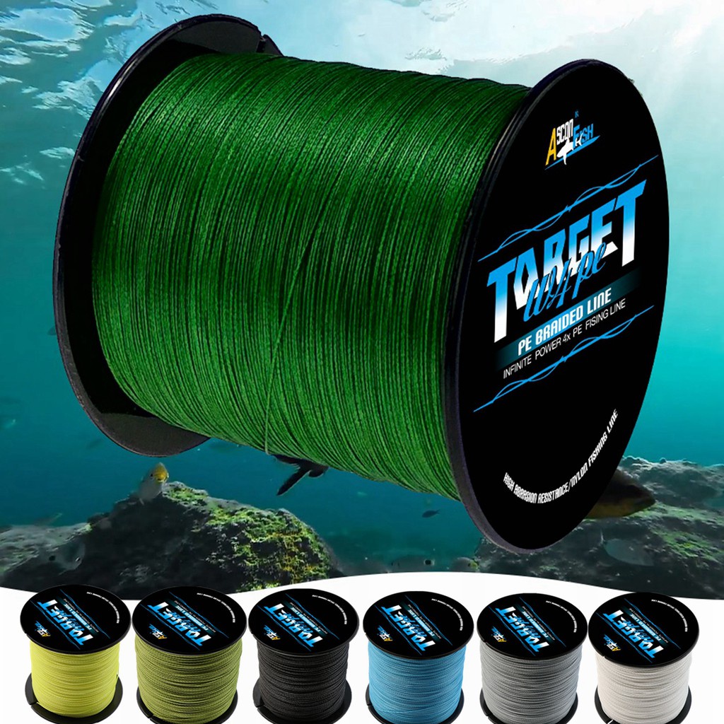 Tali Pancing Benang TaRGET 100M Dyneema PE Braided Fishing Line 100%PE ...